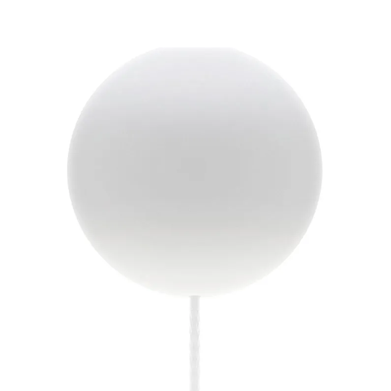 Rosone per lampadario con cavo Cannonball.jo{font-size:18px}bianco