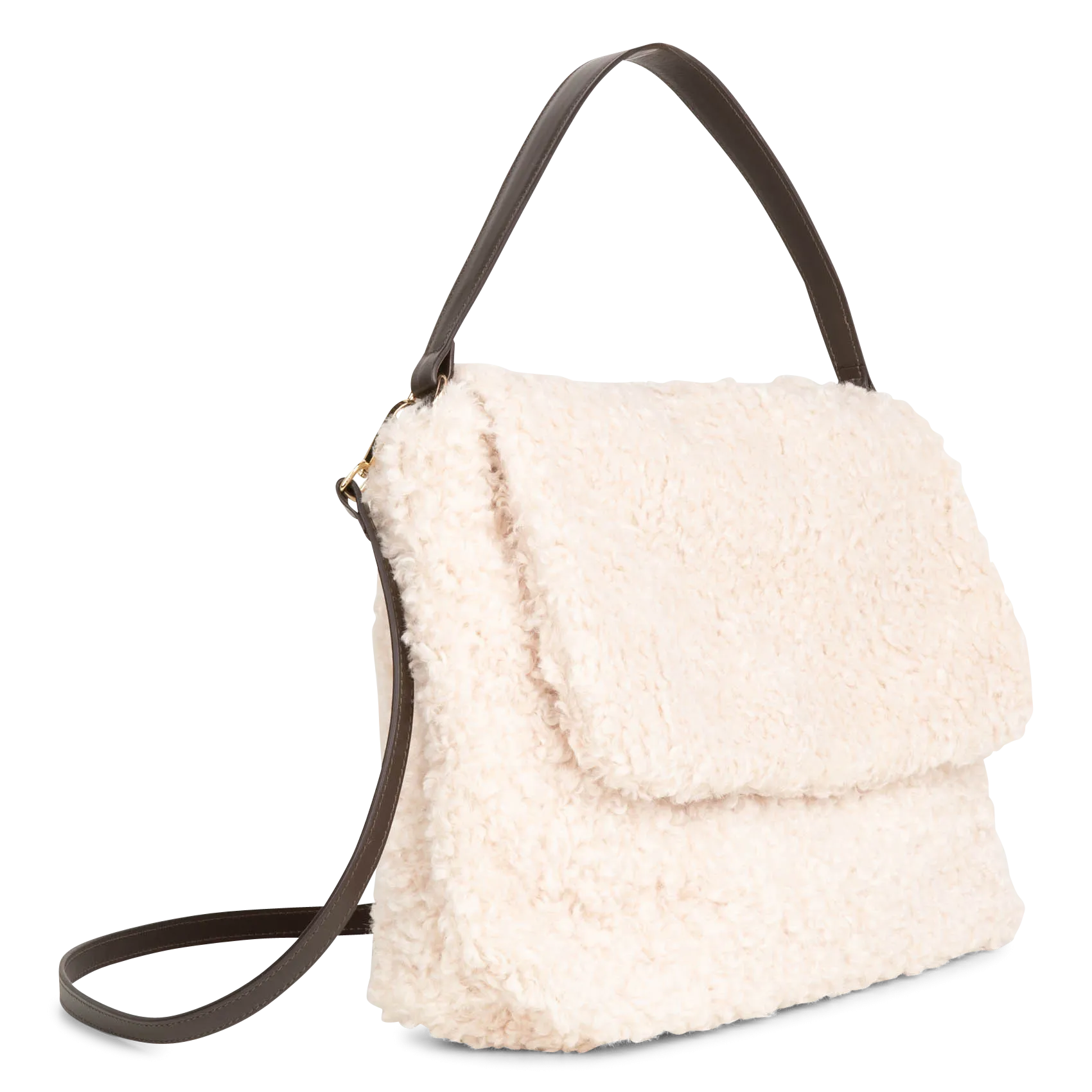  SAISON 1865   ELOISE - Borsa a spalla in sherpa | Beige
