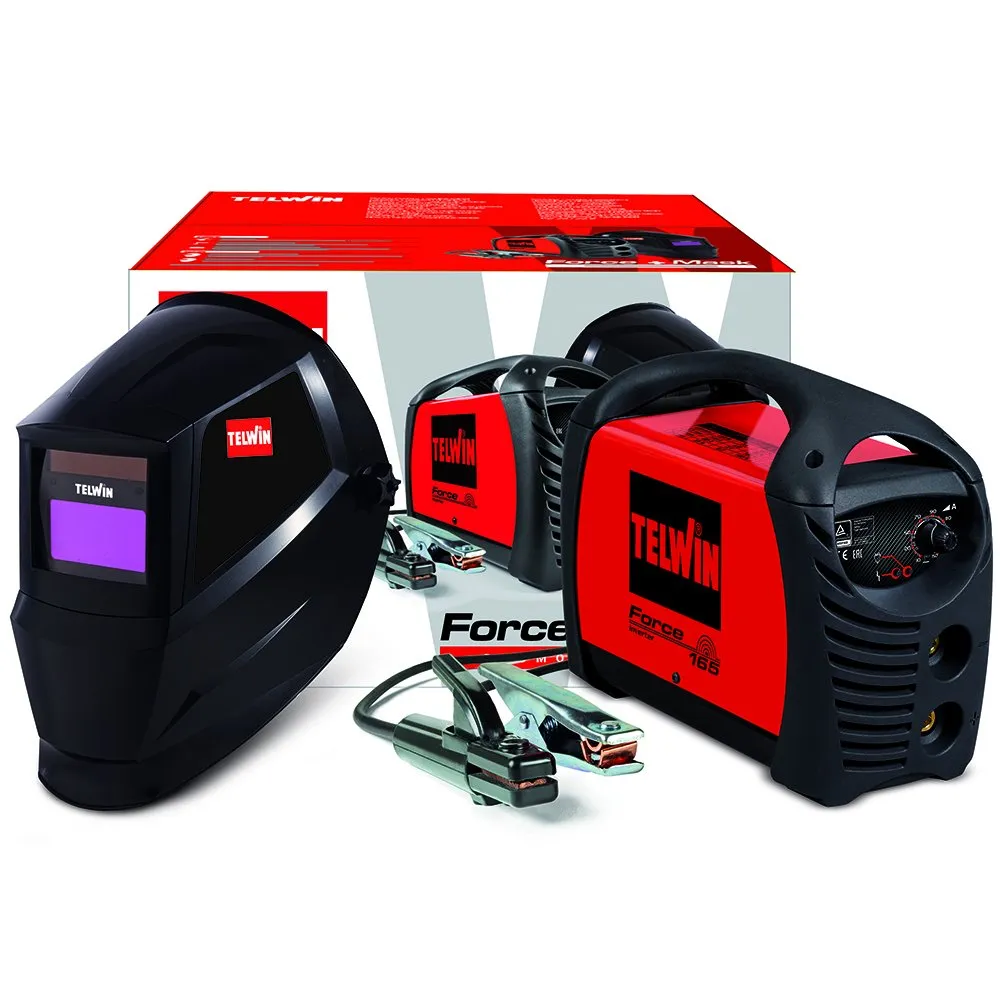 SALDATRICE INVERTER TELWIN FORCE 165 + MASCHERA