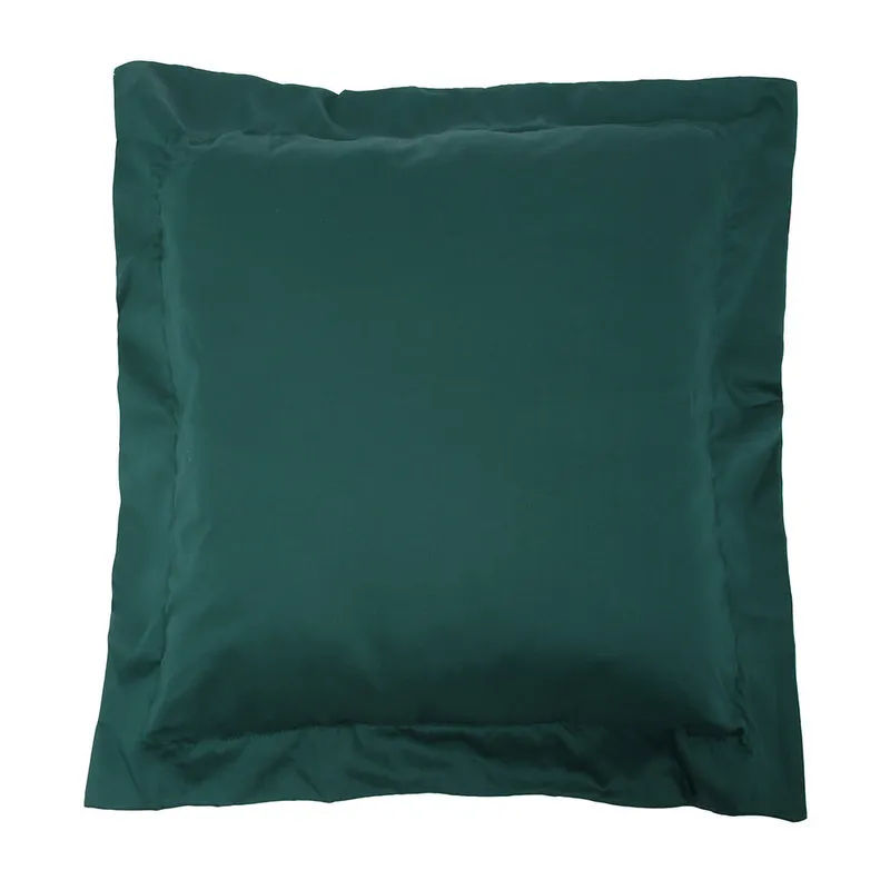Seduzione animalier Cuscino arredo 4 volani, raso verde smeraldo E39