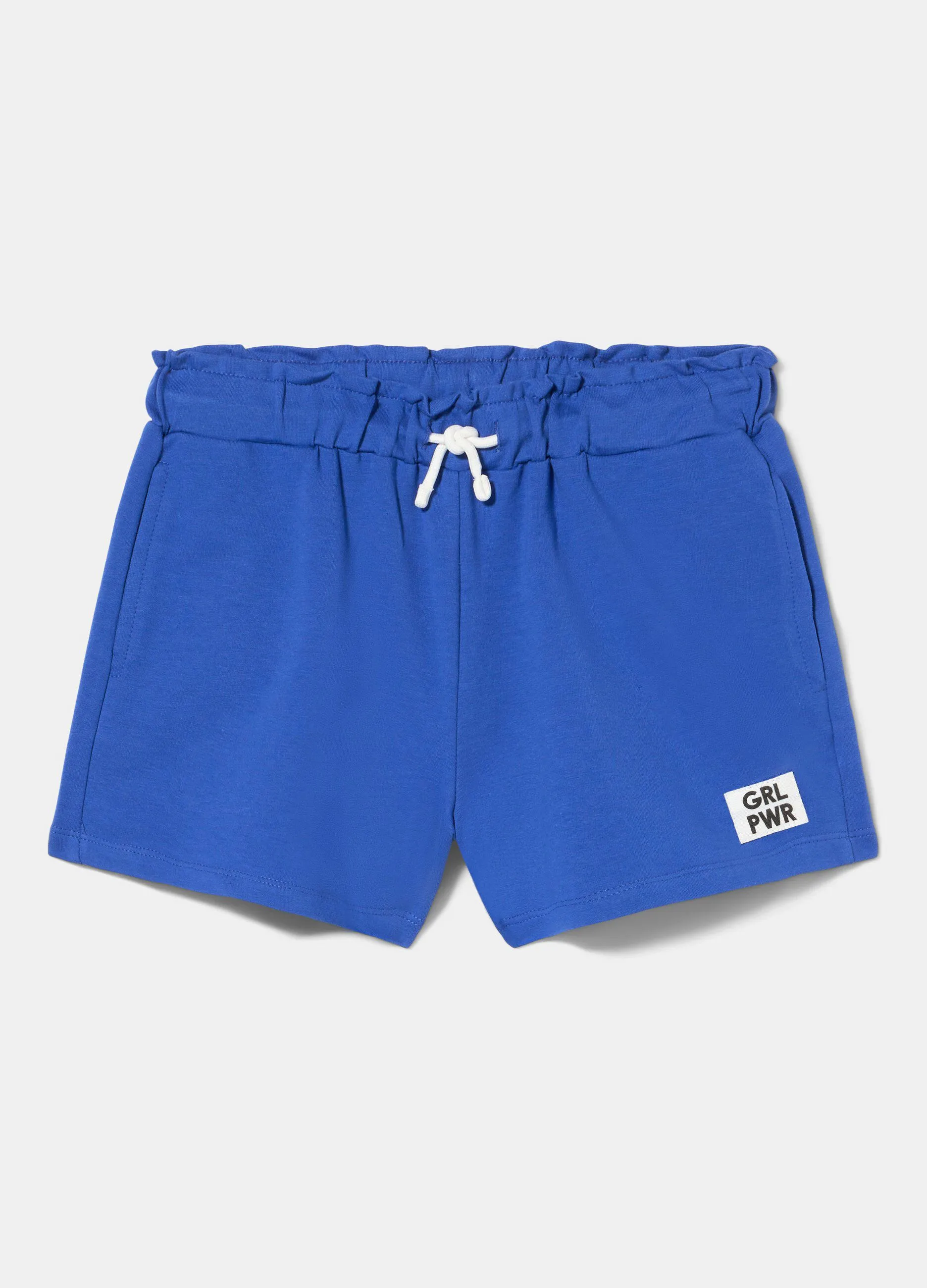 Shorts in felpa di cotone ragazza