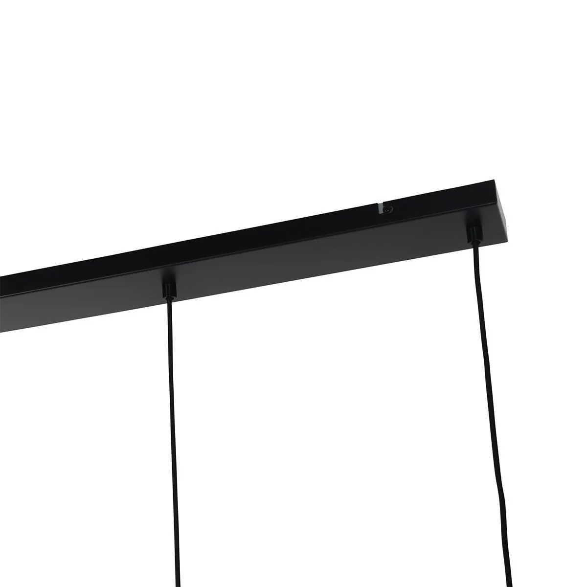 Smart hanglamp zwart met smoke glas 4-lichts incl. 4 Wifi ST64 - Laura
