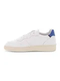 Sneakers D.A.T.E. COURT MONO WHITE-BLUE in pelle bianco e blu