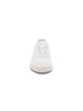 Sneakers D.A.T.E. COURT MONO WHITE-BLUE in pelle bianco e blu