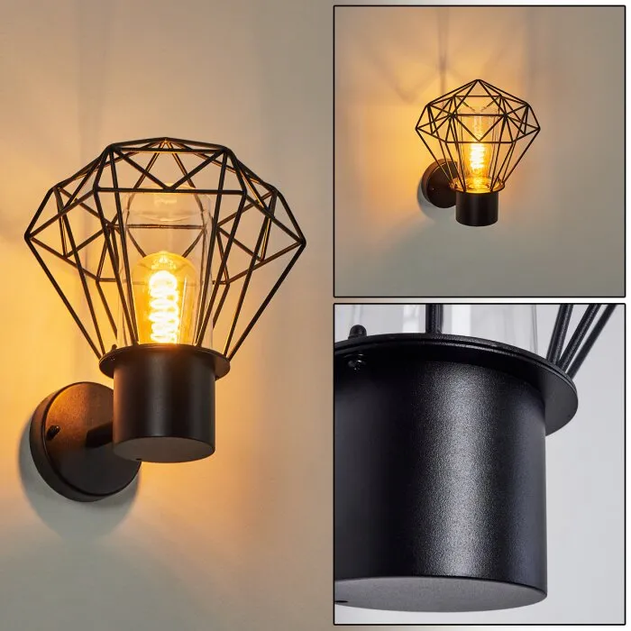 Solda Applique da esterno Nero, 1-Luce