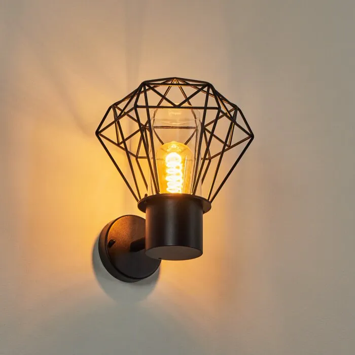 Solda Applique da esterno Nero, 1-Luce