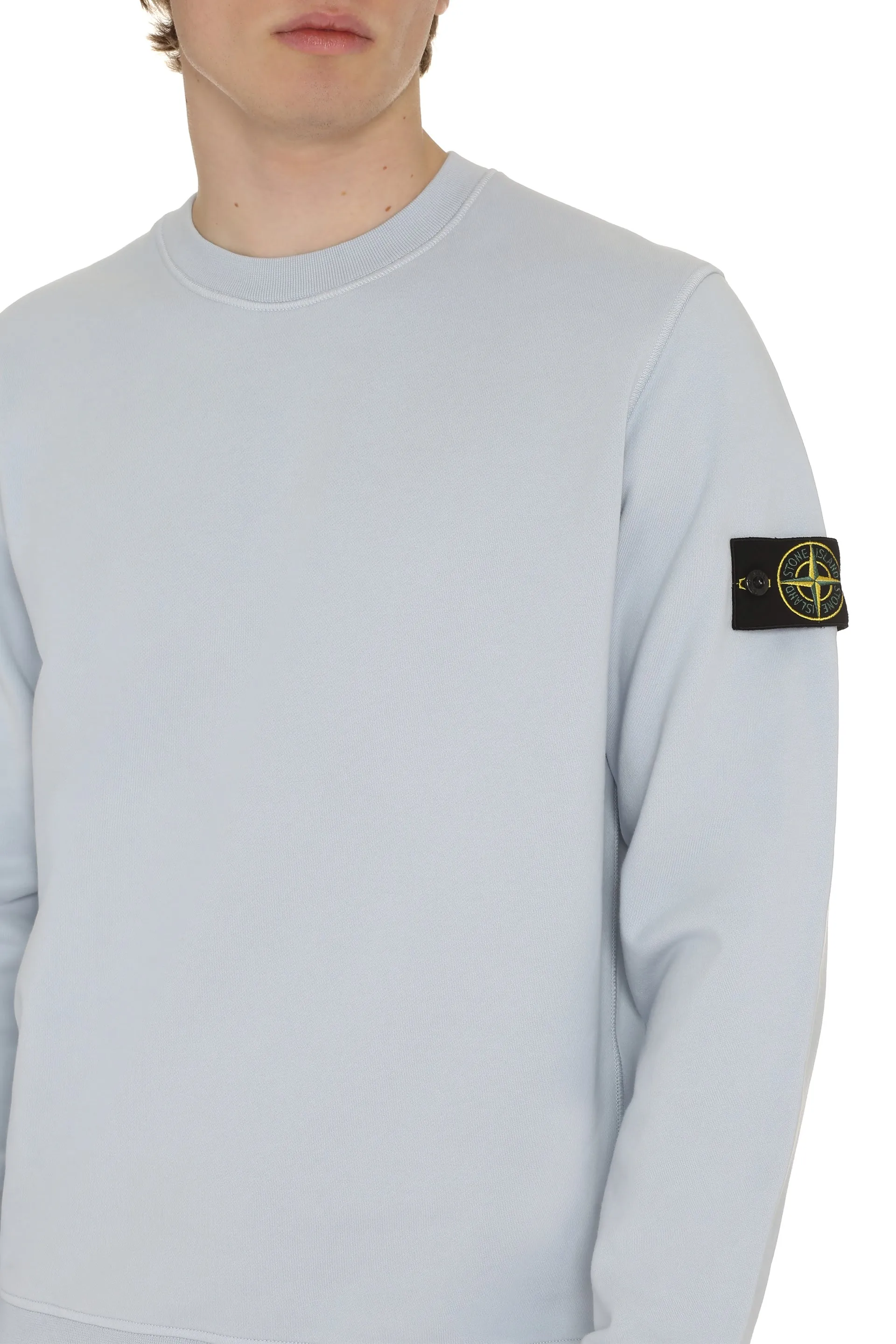 Stone Island Felpa girocollo in cotone