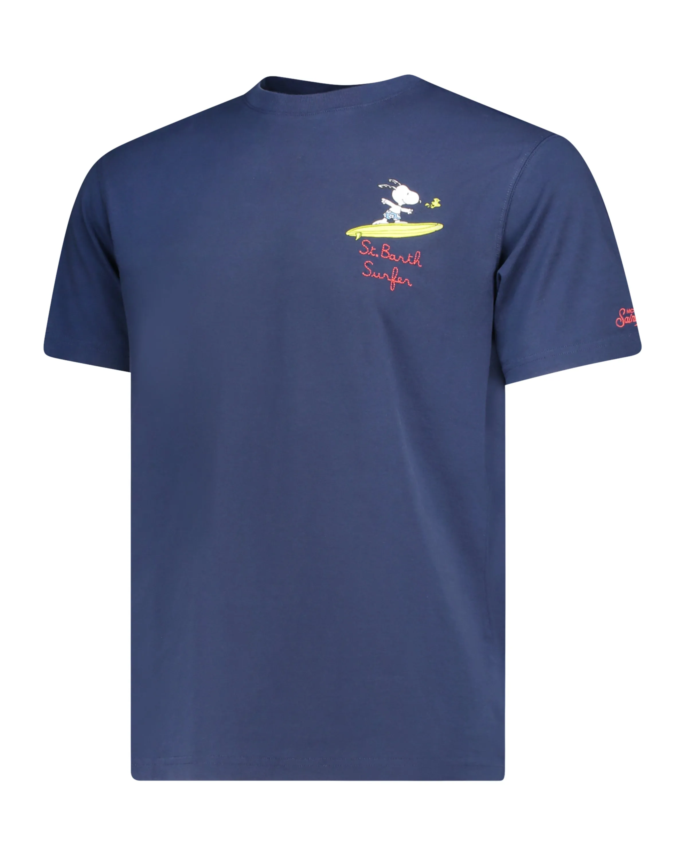 T-shirt Snoopy Surfer blu