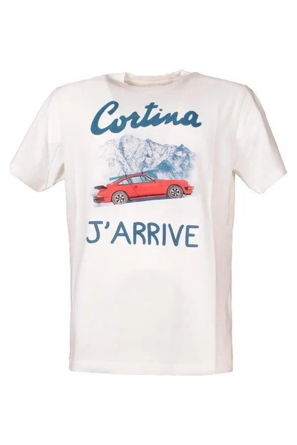 T-shirt Uomo Saint Barth Mc2 Bianco