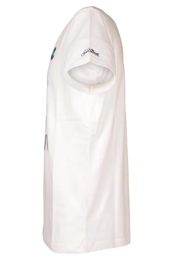 T-shirt Uomo Saint Barth Mc2 Bianco
