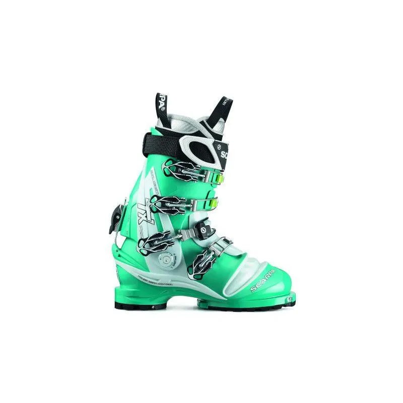 Telemark TX Pro da donna Scarpa (smeraldo/blu ghiaccio)