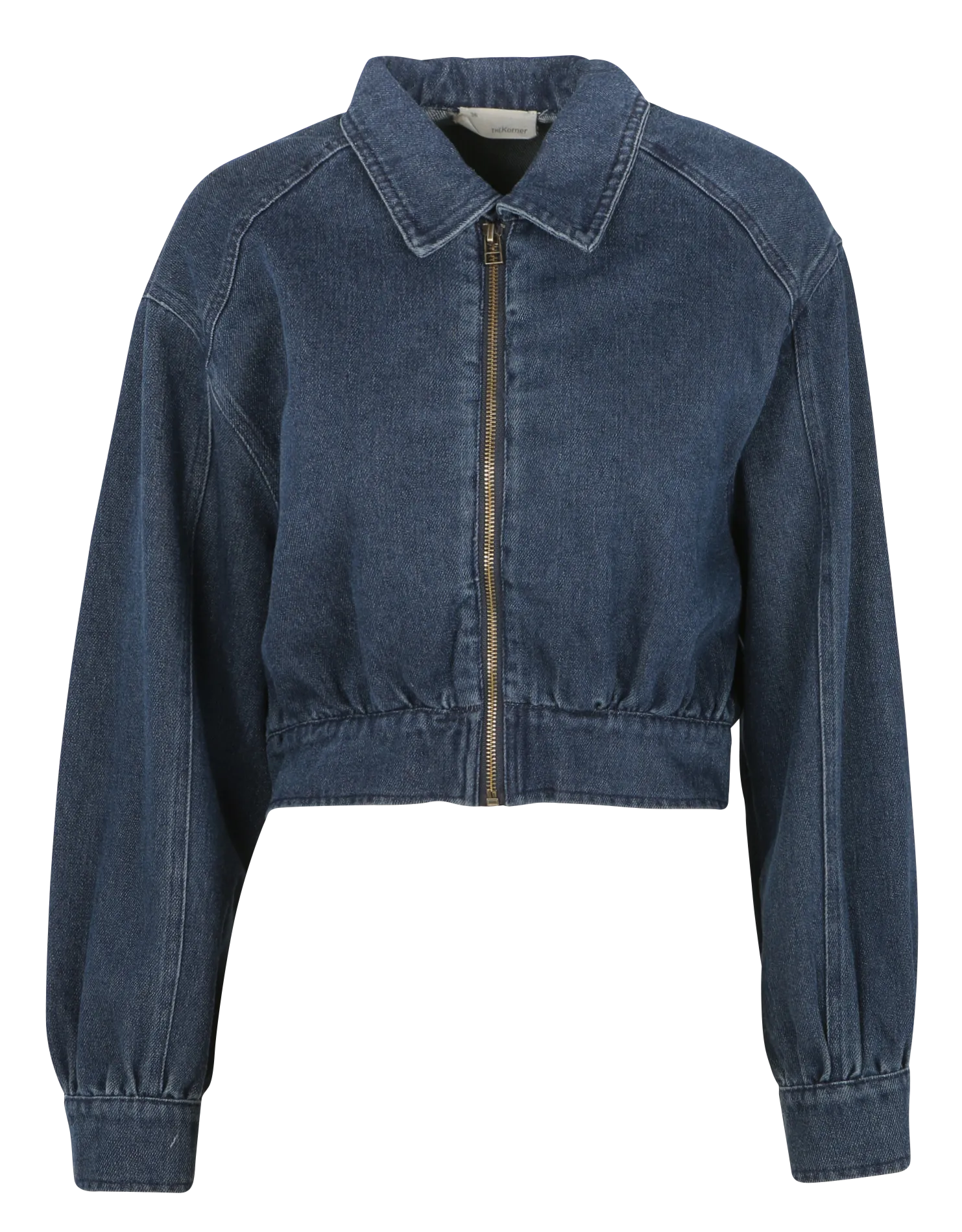  THE KORNER   Giacca corta in denim | Blu