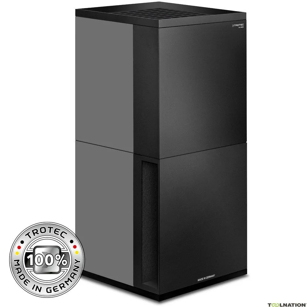 Trotec 1580010145 Purificatore d'aria per ambienti TAC M TOWER in grigio basalto / nero