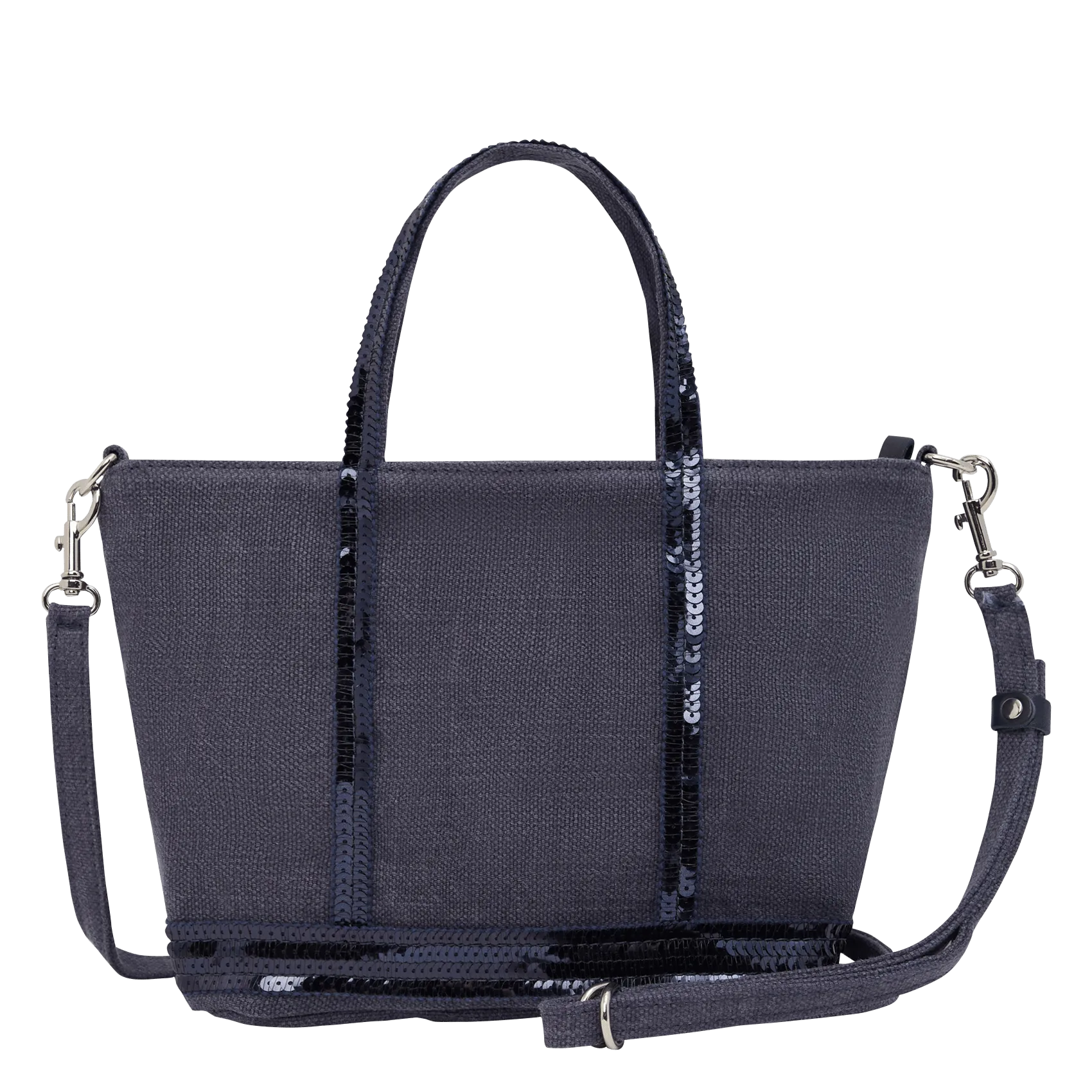  VANESSA BRUNO   Shopping bag con paillettes in lino | Blu