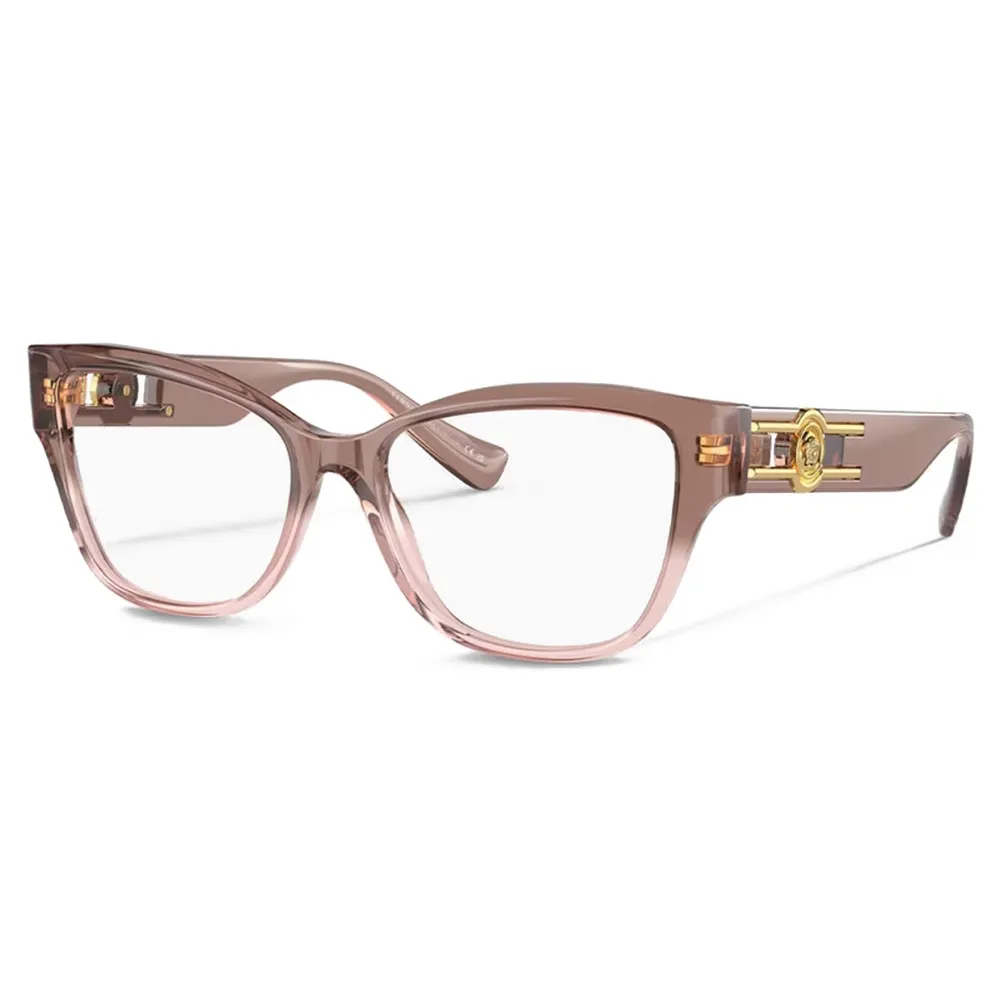 Versace - Occhiale da Vista Cat Eye Medusa Deco - Rosa Trasparente - Occhiali da Vista - Versace Eyewear