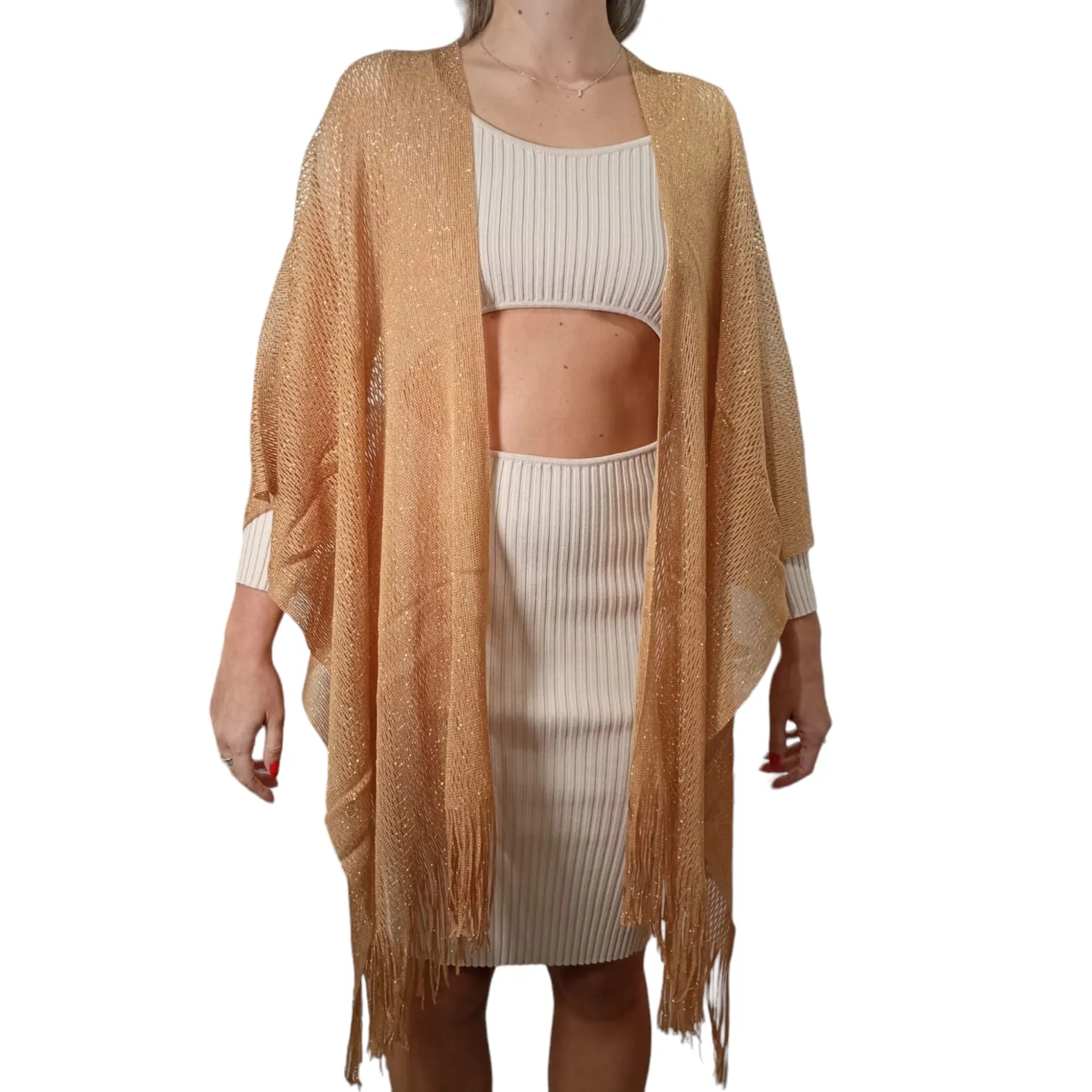 Vicolo  ---------    ------------ mantella donna - marrone