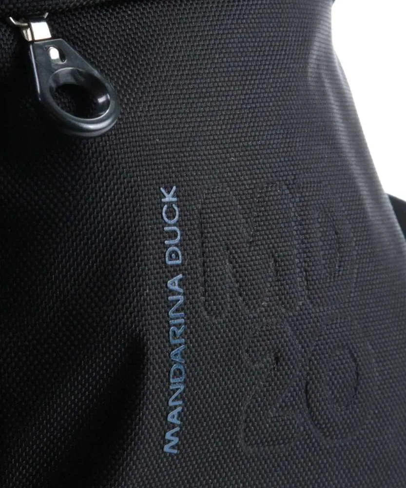 ZAINO MANDARINA DUCK DOPPIA TASCA MD20 NERO QMTZ4 BLACK